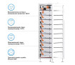 Блок батарей Deye BOS-A10 76.8kW 384V 200Ah LiFePO4 HVB1000V RACK - Фото 2
