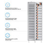 Блок батарей Deye BOS-A13 99.84kW 499.2V 200AhLiFePO4 HVB1000V RACK - Фото 2
