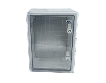 Корпус пластиковий ЩМПп-400х300х170мм пр. дв. ABS IP65 TNSy