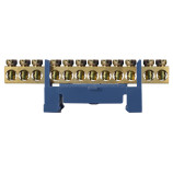 BC-512 6x9 12 отв. Нулевая шина с изолятором на Din-рейку BC-512 6x9 12 отв. Нулевая шина с изолятором на Din-рейку