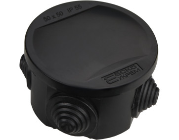 Розподільча  коробка серії UAtmo Jet Black 50*50 (уп. 25шт)