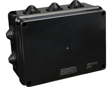 Розподільча  коробка серії UAtmo Jet Black 150*110*70 (уп. 10шт)