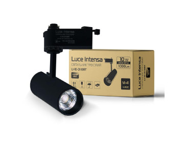 Світильник трековий Luce Intensa LI-10-01 10Вт 4200К чорний