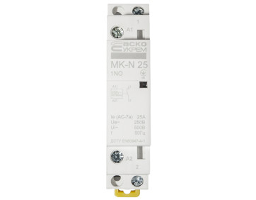 Модульный контактор MK-N 1P 25A 1NO 220V