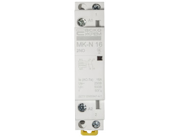Модульный контактор MK-N 2P 16A 2NO 220V Модульный контактор MK-N 2P 16A 2NO 220V