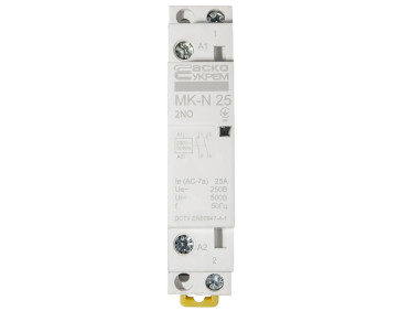 Модульный контактор MK-N 2P 25A 2NO 220V Модульный контактор MK-N 2P 25A 2NO 220V