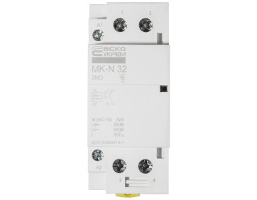 Модульный контактор MK-N 2P 32A 2NO 220V Модульный контактор MK-N 2P 32A 2NO 220V