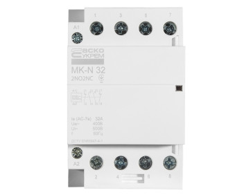 Модульний контактор MK-N 4P 32A 2NO2NC 220V