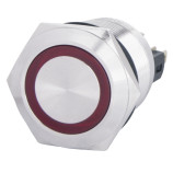 TYJ 22-271 Кнопка металева пласка з підсвічуванням, 1NO+1NC, червона 24V. TYJ 22-271 Кнопка металева пласка з підсвічуванням, 1NO+1NC, червона 24V.