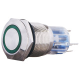 TYJ 19-271 Кнопка металева пласка з підсвічуванням, 1NO+1NC, зелена 220V. TYJ 19-271 Кнопка металева пласка з підсвічуванням, 1NO+1NC, зелена 220V.