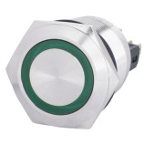 TYJ 22-271 Кнопка металева пласка з підсвічуванням, 1NO+1NC, зелена 220V. TYJ 22-271 Кнопка металева пласка з підсвічуванням, 1NO+1NC, зелена 220V.