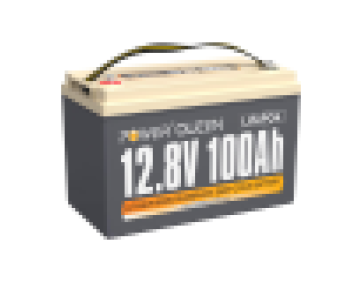 Акумуляторна батарея LiFePO4 Power Queen 12V 100Ah H190, 1280Wh, BMS 100A, 385*177*188мм