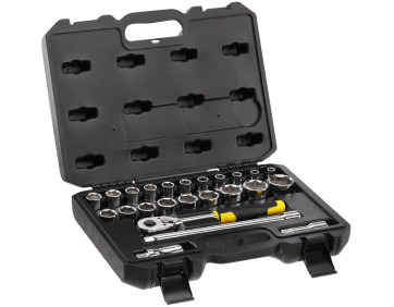 Набір головок торцевих 1/2 Expert з двадцяти чотирьох предметів STANLEY STMT82830-1
