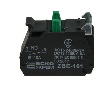 ZBE-101 N/О Контакт для кнопок TB5
