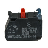 ZBE-102 N/C Контакт для кнопок TB5