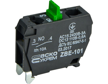 ZBE-101 N/О Контакт до постів  керування XAL-D
