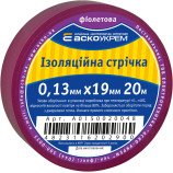 Лента изоляционная 0,13мм*19мм/20м фиолетовая фиолетовая