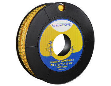 Маркування EC-0 0,75-1,5 кв.мм2 "земля"