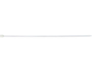 Хомут нейлоновый 5*300 белый (уп. - 100шт)