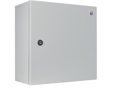Корпус з монтажною панеллю металевий 40*40*20, IP54, серії UBox