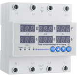 Реле контролю напруги та струму RKV 4P 63A Реле контролю напруги та струму RKV 4P 63A