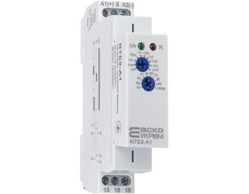 Реле затримки часу на увімкнення NTE9-A1 AC/DC 12-240V