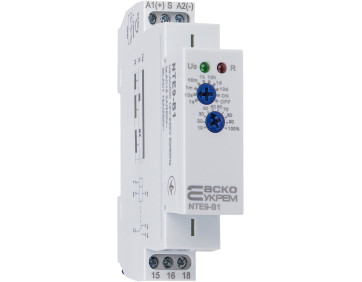 Реле затримки часу на вимкнення NTE9-B1 AC/DC 12-240V