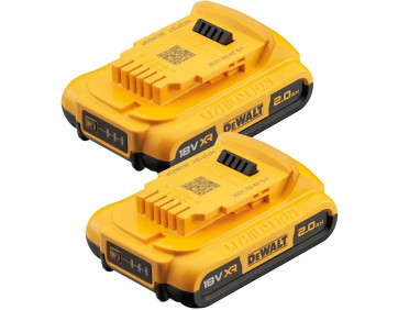 Набор аккумуляторных батарей DeWALT DCB183D2