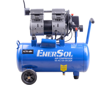 Компресор повітряний безмасляний EnerSol ES-AC125-30-2OF
