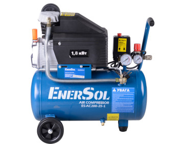 Компресор повітряний поршневий EnerSol ES-AC200-25-1