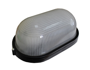 Світильник НПП1201-100W-E27-IP65 овал чорний TNSy