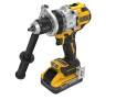 Дриль-шурупокрут акумуляторний безщітковий ударний DeWALT DCD1007H2T - Фото 2