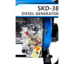 Дизельний генератор 3кВт EnerSol SKD-3B - Фото 7