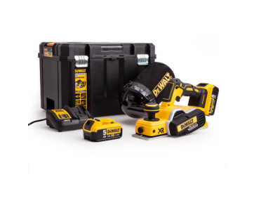 Рубанок аккумуляторный бесщеточный DeWALT DCP580P2