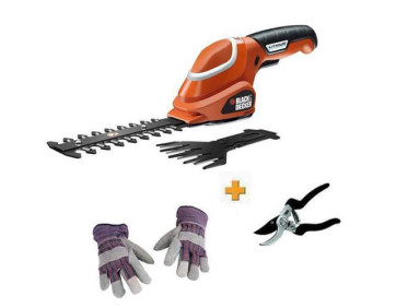 Кусторез-ножницы аккумуляторные BLACK+DECKER GSL700KIT