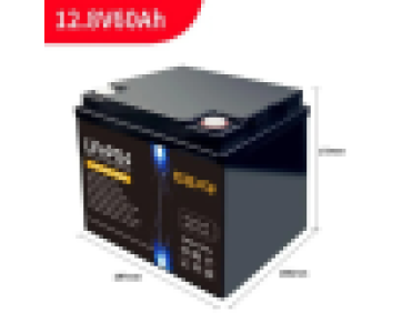 Літій-залізо-фосфатний акумулятор GEAR LiFePO4 12.8V 60AH (BMS-60A / 60A), (197x165x170), 5.5kg до 6