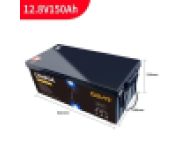 Літій-залізо-фосфатний акумулятор GEAR LiFePO4 12.8V 150AH (BMS-100A / 100A), (522x238x218), 17.5kg
