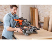 Пила торцовочная сетевая BLACK+DECKER BES710 - Фото 6