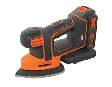 Шліфмашина вібраційна акумуляторна BLACK+DECKER BDCDS18