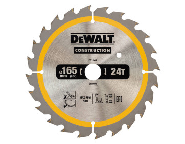 Диск пильний CONSTRUCTION DeWALT DT1949