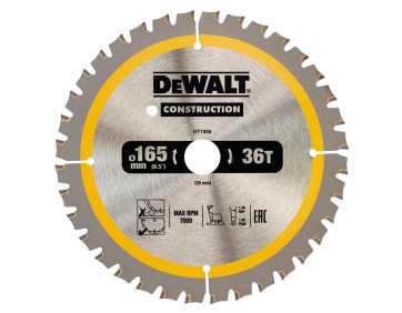 Диск пильний CONSTRUCTION DeWALT DT1950