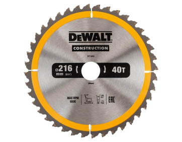 Диск пилковий СONSTRUCTION DeWALT DT1953
