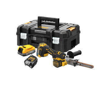 Напилок стрічковий акумуляторний безщітковий DeWALT DCM200E2T