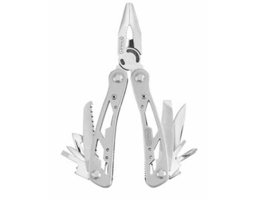 Універсальний інструмент MULTI-TOOL з дванадцятьма функціями в жорсткому чохлі для поясного носіння