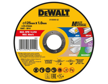 Круг отрезной MULTI-MATERIAL DeWALT DT20595