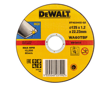 Круг отрезной DeWALT DT42340Z