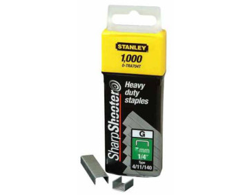 Скобы тип G высотой 10 мм для степлера Heavy Duty, в упаковке 1000 шт STANLEY 1-TRA706T