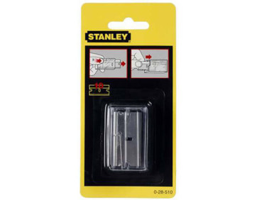Лезо запасне довжиною 40 мм до скребка по стеклах 0-28-500, 10 штук STANLEY 0-28-510