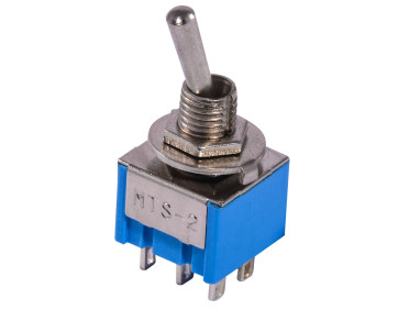 Тумблер MTS-212 (ON)-ON 2Пол. *6Конт.