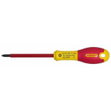 Отвертка электрика FatMax VDE 1000V изолированная с жалом под шлиц Ph1 длиной 100 мм STANLEY 0-65-415 Отвертка электрика FatMax VDE 1000V изолированная с жалом под шлиц Ph1 длиной 100 мм STANLEY 0-65-415